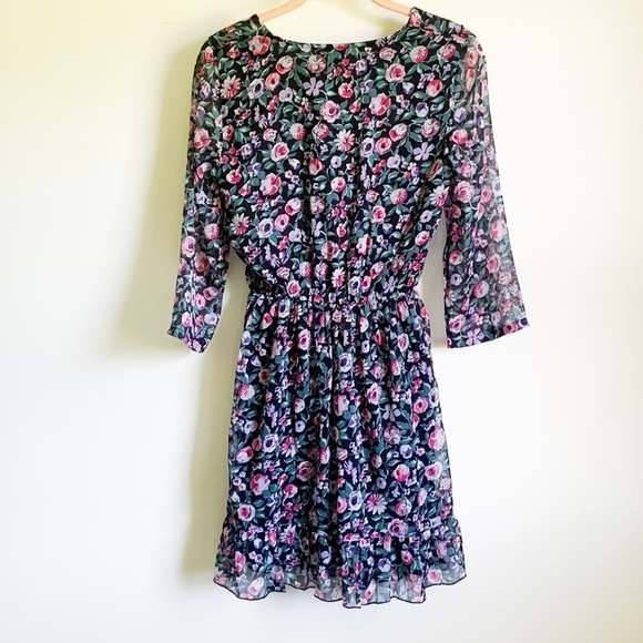 Abercrombie & Fitch Floral Faux Wrap Mini Dress - Picture 9 of 9
